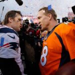 Nome do jogador da NFL Tom Brady, empurrando -o o mais difícil na carreira de todos