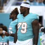 Miami Dolphins Airlines Bayron Bayron Bayron Bayron Bayron Player para hospitais após sofrimento grave no exercício