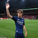 Arsenal Mydekid Max Dowman, 15, pronto para muito tempo depois de palhaçar na estréia para trás, escreve Craig