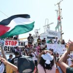 Negócios de Israel! Israel Business Ringing para dois ativistas espanhóis em ‘Handala’