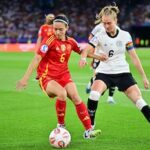 Um av. Espanha perdeu a Alemanha e se torna o Europep final de uma mulher pela primeira vez