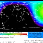 A classe X erupção do Sproe erupção surgiram, causando um Radiofreen do Pacífico