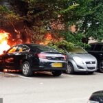 El automóvil familiar se dispara frente a los comerciantes a medida que las temperaturas alcanzan los 30 c