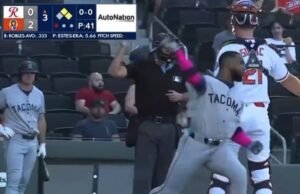 A estrela de Seattle Mariners, Victor Robals, proibida por 10 jogos depois de espancados violentamente nos concorrentes