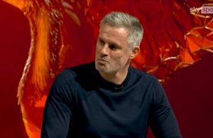 Jamie Carraggar Sky Sports é selvagem no estúdio Liverpool Stan Nucasal como St. James Park Thrillar dramaticamente nos 100 minutos