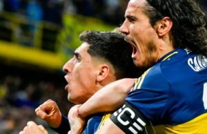 Com o objetivo de Merental e Kavani, o Bok Juniors derrotou 2-0 Banfield para a competição Clausura