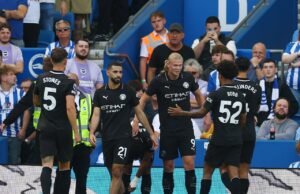 Brighton – Manchester City, liga ao vivo, hoje