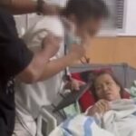 A polícia interveio na família do paciente que o médico forçou a remover a máscara
