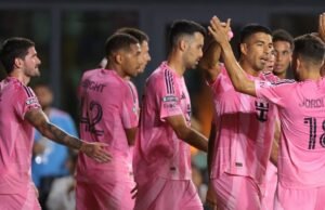 Com dois gols de Louise Surez, Inter-Miami derrotou o SGN por 2-1 e se qualificou para as semifinais da Copa League