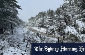 A explosão antártica traz neve em NSW e Victoria antes da primavera