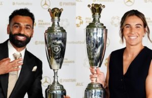 Os jogadores da Inglaterra escolheram os melhores jogadores do ano por Mohammad Salah e Mario Caldenti