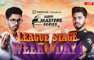 BGMS Temporada 4 Liga da liga Fase 1 Live Standing de 1 dia 1