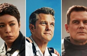 Angela Baset suporta 9-1-1 romance com o Dr. Odyssey Joshua Jackson