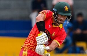 Craig Ervine cortou a série ODI contra o Sri Lanka para lesão