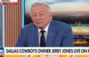 O proprietário do Dallas Cowboy, Jerry Jones