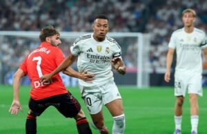 Como alternativa, com Franco Mustuno, o Real Madrid deu o prazo da liga no início da liga