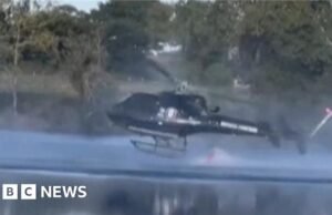 Helicóptero francês é lido em acidente em um acidente no helicóptero francês ao lutar contra um fogo selvagem