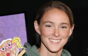 Kylie Kelse usa uma pulseira de amizade com um momento doce com fã de Eagles