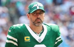 New York Jets Wagge reativo ao casamento surpresa de Aaron Rogers