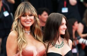 Heidy Clam e filha Leni atingiram o festival de cinema de Veneza no tapete vermelho