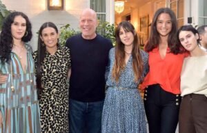 Os filhos de Bruce Willis trouxeram brevemente para lembrá -lo de seu diagnóstico de memória