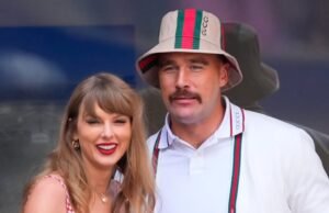 Remessa de objetos de futebol de Nebraska enviando Taylor Swift.