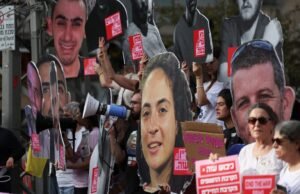 Protestos israelenses para Aid Gaza