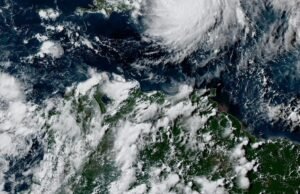 O furacão ‘Aerin’ está protegido a leste dos Estados Unidos