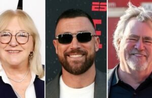 Travis Kelles e os pais participam de Donna e Ed Kingdom Premier