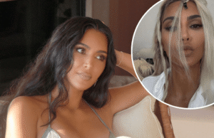 Kim Kardashian mostra a conversão do cabelo, de volta para Golden: ‘Naquela época’