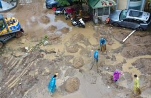 Pelo menos oito mortos e quatro inundações ausentes no norte da China
