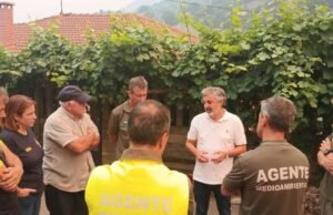 O governo de Astúrius disse que “o fogo é reduzido”