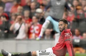 Matheus Cunha ficou ferido no jogo da liga da liga original