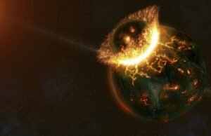 Um acidente cataclísmico com o planeta vizinho pode ser o motivo pelo qual há uma vida na terra hoje, novos estudos estão sugerindo