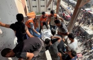 Gaza foi bombardeado contra Israel contra o hospital, quatro deles morreram.