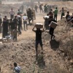 O PBB coloca cerca de 1.400 morte palestina desde o fim quando aguardam assistência em Gaza