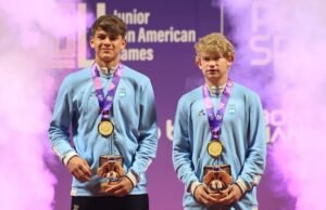 Argentina Junior Pan termina no topo do tênis medlero nos jogos americanos