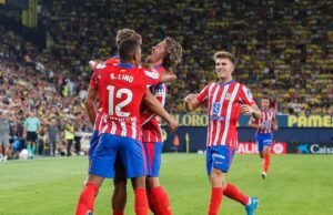 Como o Atlitico estreou na temporada recente da liga e quem fez o primeiro gol?