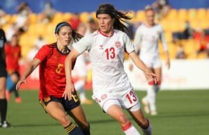 FC Badalona Women Kaila Barkelis, Sophie Jung Pederson e Loreta Kullah