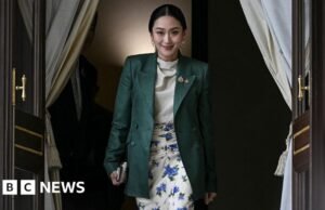 O Tribunal Constitucional da Tailândia remove o primeiro -ministro Paetongtarn Chinaatra do Conselho