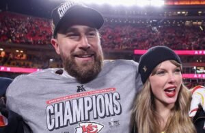 Taylor Swift Beercats se juntará a Travis Kels em Aroed para jogos?