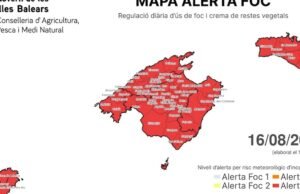 Ilhas Baléricas perguntam “Consciência máxima” diante do extremo perigo de fogo na floresta deste fim de semana