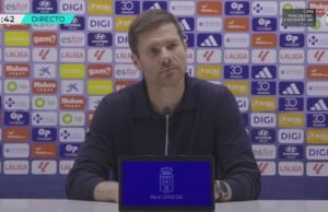 Xabi em Lonso Explicação da substituição de Vinisius: as sobrancelhas levantarão as sobrancelhas quando vir