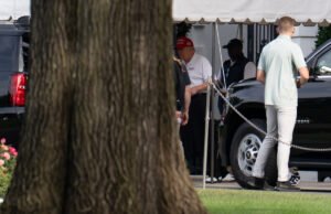 A mídia social faz depois que Donald Trump viu a GFING com a avó e seguindo a farsa da morte