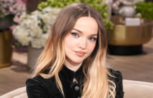 Dov Camarões em um biquíni vermelho brilhante em férias italianas com Demiano David