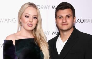 O marido Michael Buolos comemora depois que o filho de Tiffany Trump Bal recebe as boas -vindas