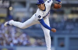 Shohei Ohtani Dodgers lançam como AISA como Reds