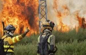 Espanha implantou outras 500 soldados para a batalha do fogo selvagem durante a onda de calor