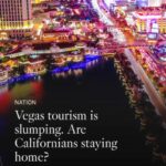 Las Vegas cai na sorte como um turismo primeiro. Esse tipo de Califórnia é uma Califórnia