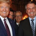Trump emitiu sipruds e um relacionamento gráfico de gráficos entre anteriores
